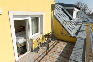 Balkon lub taras w obiekcie Hotel Breitenlee