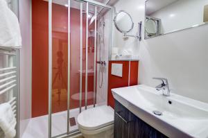 Vannituba majutusasutuses Hotel Rose