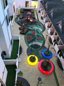 an overhead view of a playground in a building at ATS Cameron Hotel & Apartments in Cameron Highlands
