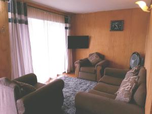 Posezení v ubytování Cabaña Tongariki
