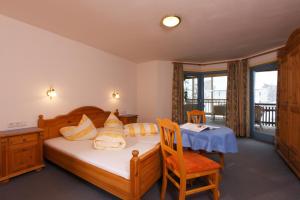 Cama o camas de una habitación en Landhaus Erich