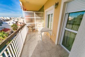 Balkón alebo terasa v ubytovaní Homely Apartments Club Nautico