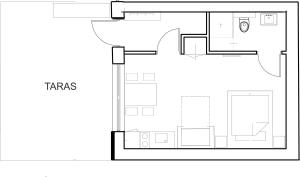 Plán poschodí v ubytovaní Tajemniczy Ogród Szczytna - Bed & Breakfast