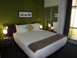 Voodi või voodid majutusasutuse Quest Rotorua Central toas