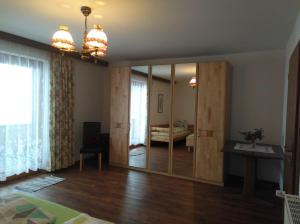 Łóżko lub łóżka w pokoju w obiekcie Ferienwohnungen am Lift 2