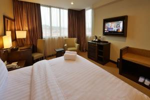 Μια τηλεόραση ή/και κέντρο ψυχαγωγίας στο Lintas View Hotel
