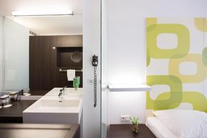 Koupelna v ubytování arte Hotel Krems