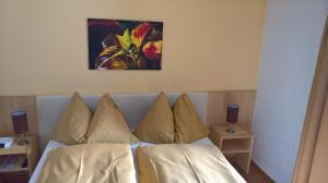 Letto o letti in una camera di Jungfrau Hotel