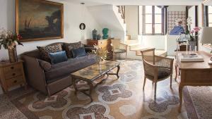 Posezení v ubytování Nobildonne Relais
