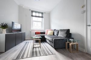 Posezení v ubytování The Euston St Pancras Apartments