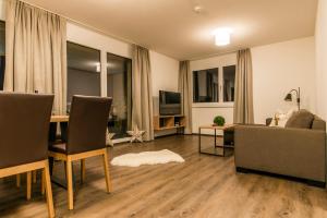 Posezení v ubytování Appartements Ausblick