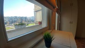 Posezení v ubytování Arena East Apartment