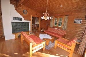Area soggiorno di Chalet Edelweiss