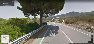 a rendering of a road with a car on it at Rais Gerbi Appartamento in Pollina