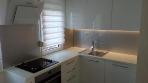 Kuchyň nebo kuchyňský kout v ubytování Apartment Sunce