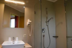 Salle de bains dans l'établissement Gasthof Gradlspitz