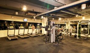 Fitness center at/o fitness facilities sa Borneo Royale Hotel
