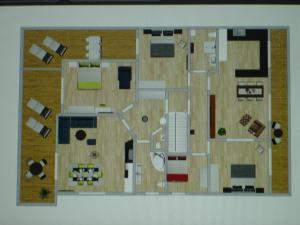 The floor plan of Ferienwohnung - Bergblick - Vandans