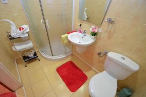A bathroom at Apartments Vojin