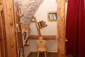 Knihovna v bed and breakfast