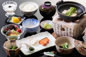 Comida en el ryokan o alrededores