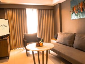 منطقة جلوس في The Nest Hotel Nusa Dua