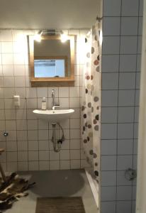 Koupelna v ubytování Am Ziegenhof