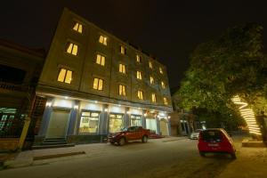 Byggnaden som hotellet ligger i