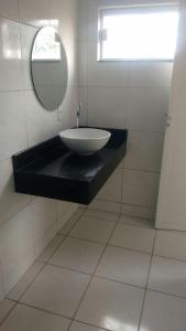 A bathroom at Pousada Espaco Verde