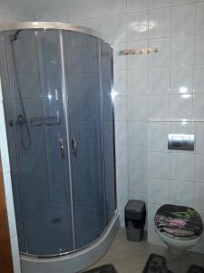 Kúpeľňa v ubytovaní Pod Klonem