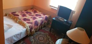 Кровать или кровати в номере Rooms noclegi
