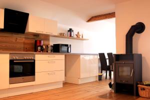 Kuchnia lub aneks kuchenny w obiekcie Apartment Pötzelberghof