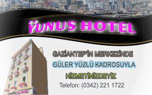 Ein Zertifikat, Auszeichnung, Logo oder anderes Dokument, das in der Unterkunft Yunus Hotel ausgestellt ist