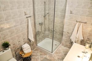 Kúpeľňa v ubytovaní Apartamenty pod Holicą + 35 fotografií