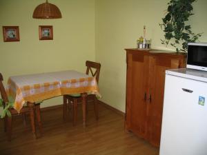 Kuchyň nebo kuchyňský kout v ubytování Apartmany Ingeborg