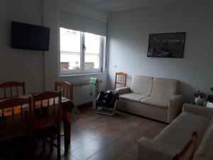 A seating area at Ultreia
