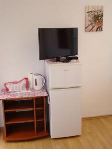 TV a/nebo společenská místnost v ubytování Apartments Ada