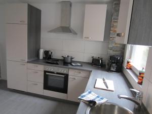 Küche/Küchenzeile in der Unterkunft Ferienhaus Kluntje