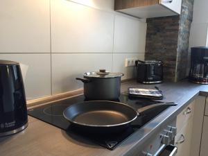 Küche/Küchenzeile in der Unterkunft Ferienhaus Kluntje