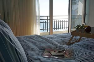 Postel nebo postele na pokoji v ubytování Seaview apartment