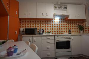 Kuchyň nebo kuchyňský kout v ubytování Seaview apartment