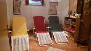Posezení v ubytování Ferienwohnung Heinze