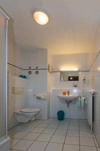Koupelna v ubytování Hotel Ideal
