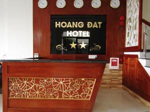 Area lobi atau resepsionis di Hoang Dat Hotel