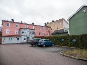 Byggnaden som hotellet ligger i