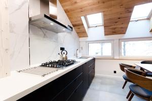 Kuchyňa alebo kuchynka v ubytovaní Apartament Dębowy