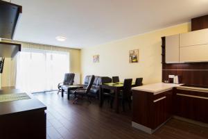Kuchnia lub aneks kuchenny w obiekcie Apartamenty Sun & Snow Ustroń Przy Rynku