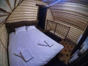 Postel nebo postele na pokoji v ubytování Cottage Hata Zustrich