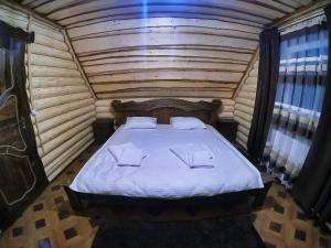 Ліжко або ліжка в номері Cottage Hata Zustrich