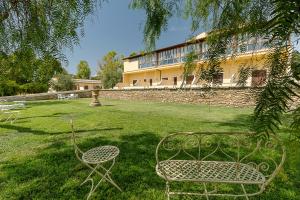 Vonkajšia záhrada v ubytovaní Hotel Villa Calandrino